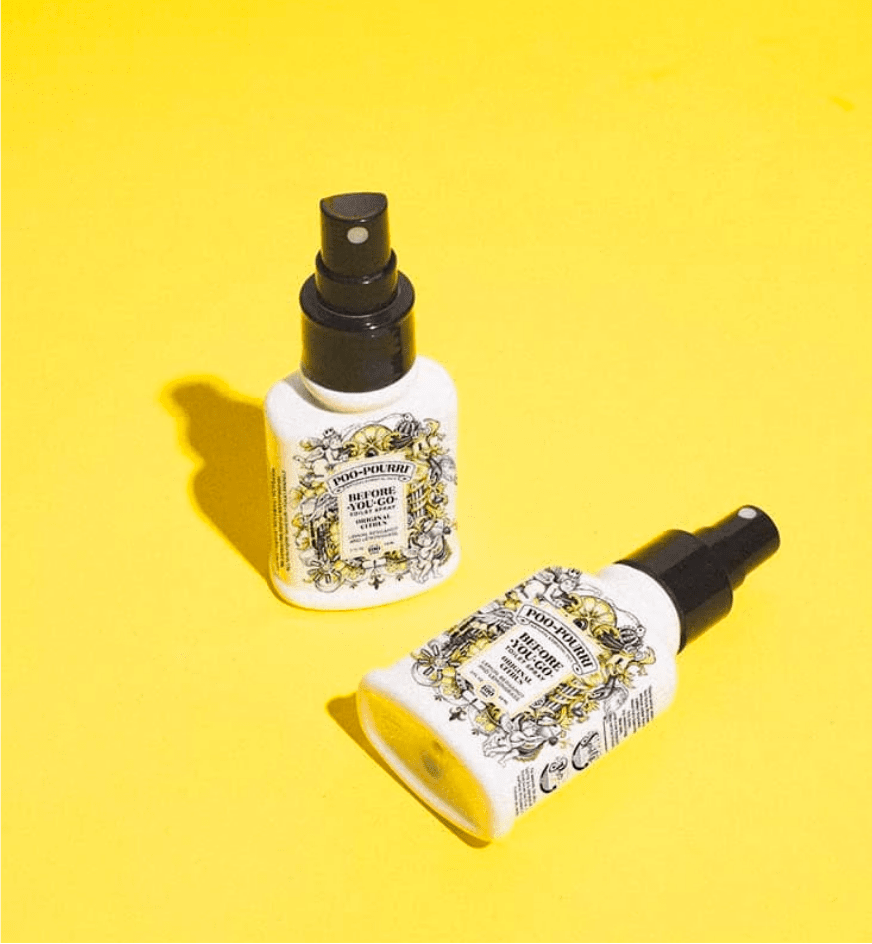 Two bottles of Poo-Pourri