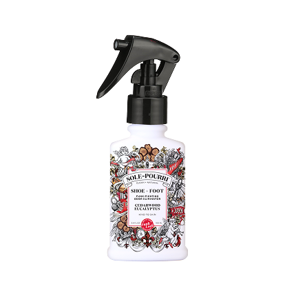 Sole~Pourri Cedarwood Eucalyptus shoe and foot odor freshener bottle