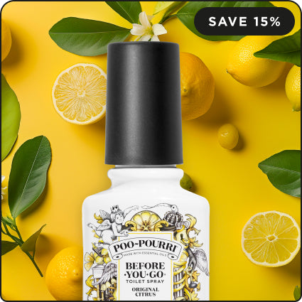 Save 15% on Poo~Pourri Original Citrus when you subscribe