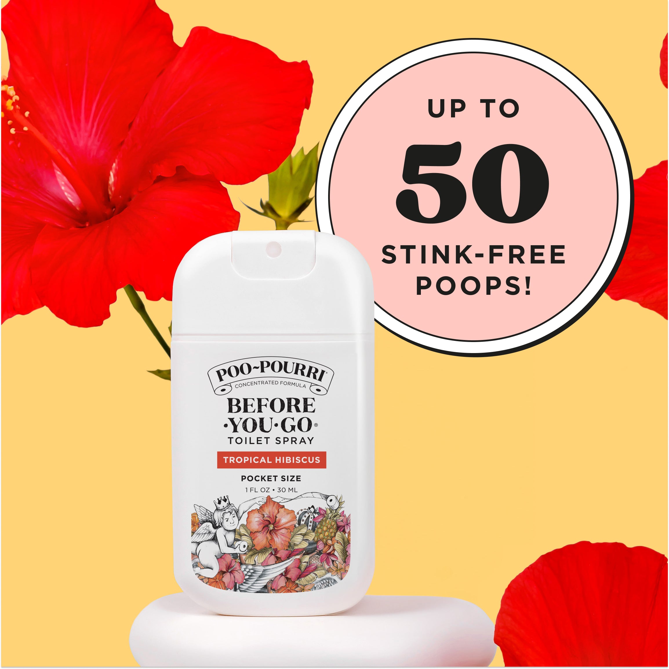 Up to 50 stink-free poops!