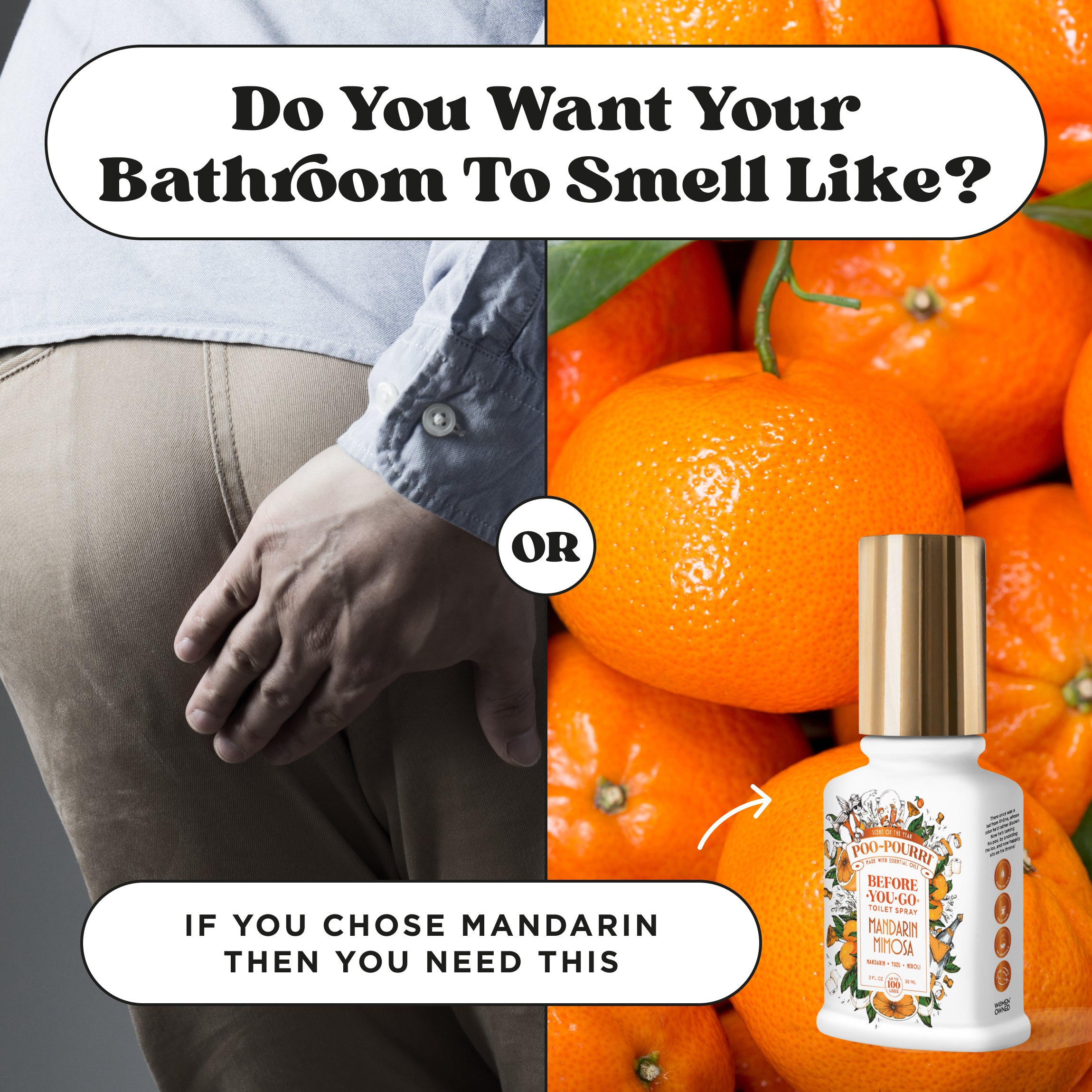 Mandarin Mimosa Poo~Pourri: Toilet Spray