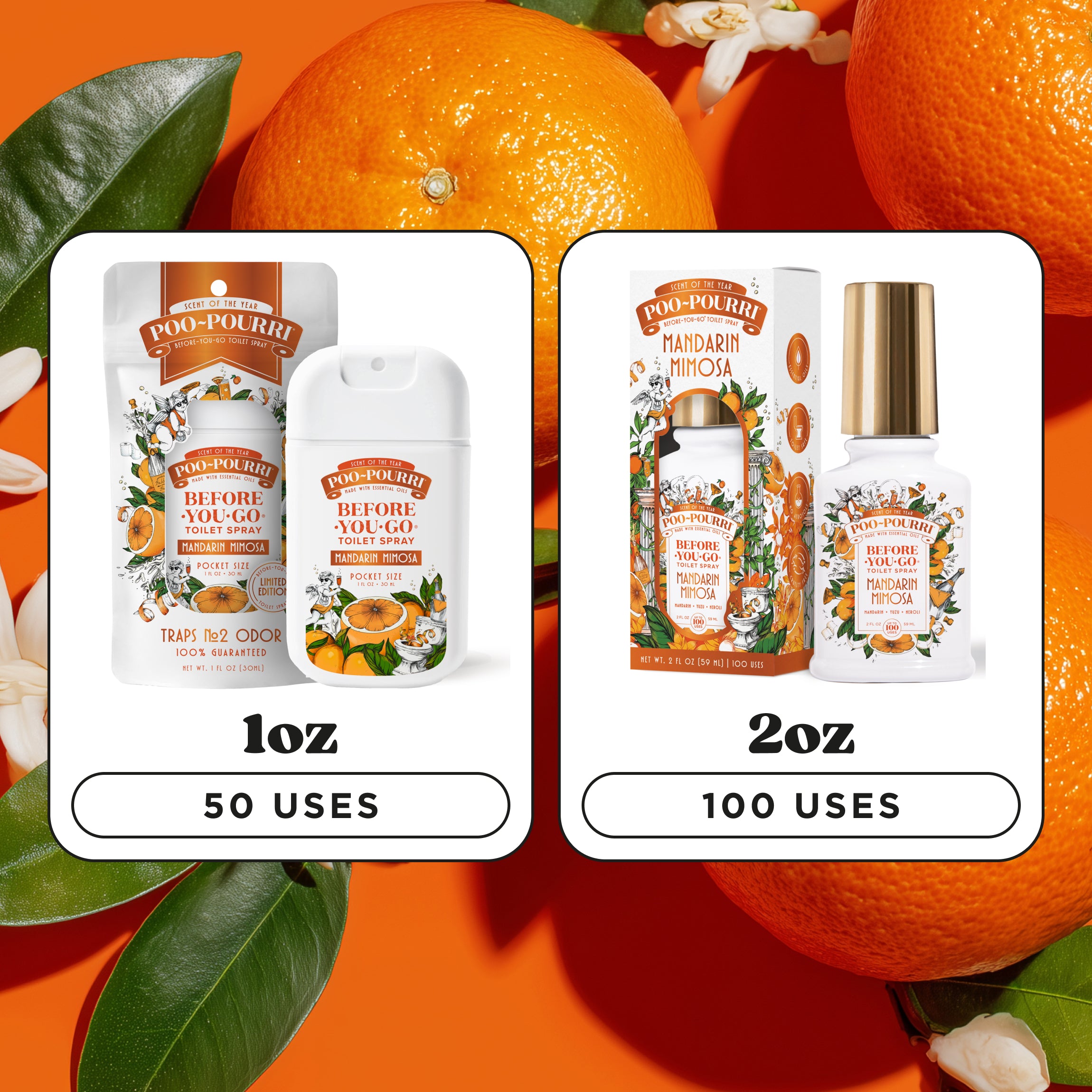 Mandarin Mimosa Poo~Pourri: Toilet Spray