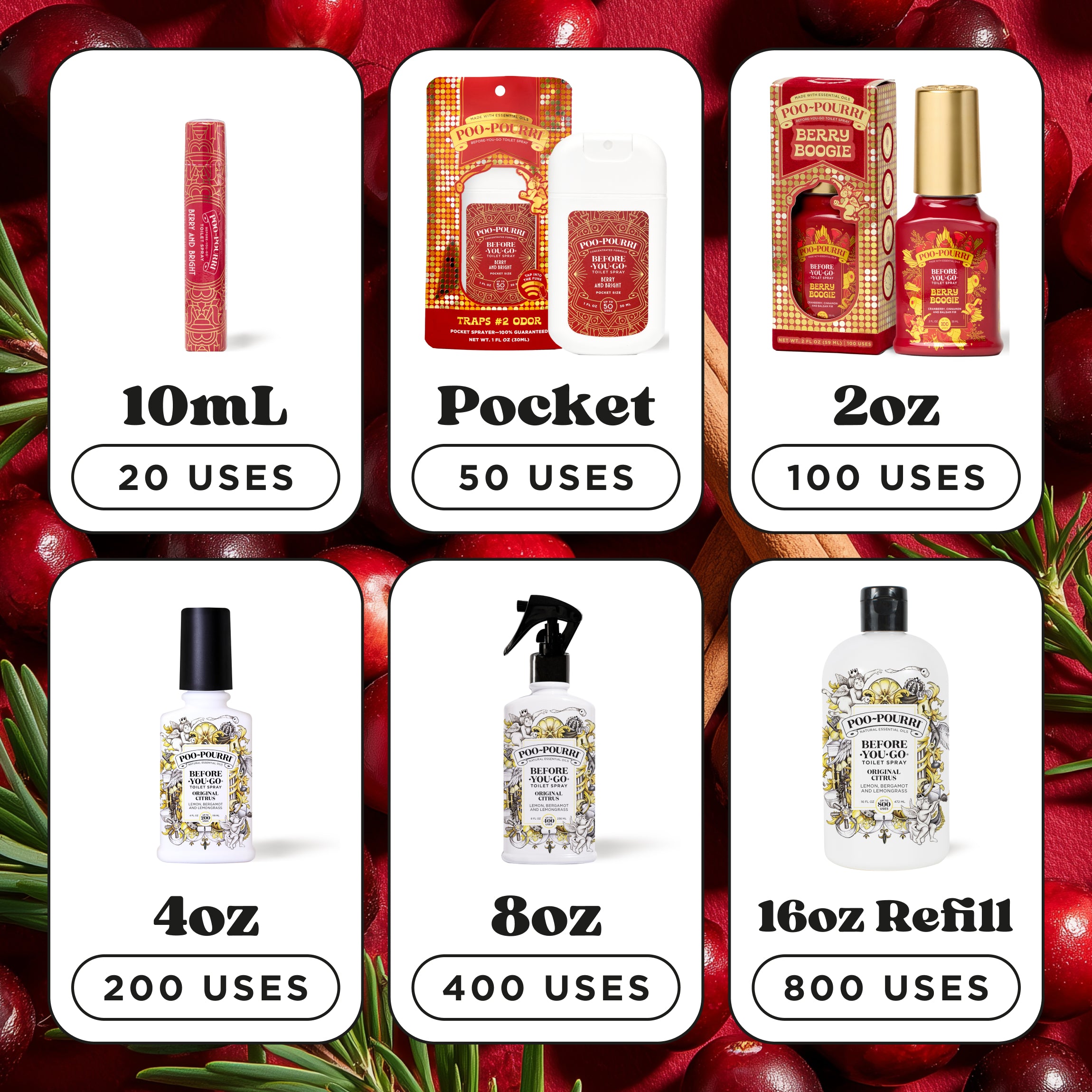 Berry Boogie Poo~Pourri: Fresh Toilet Spray