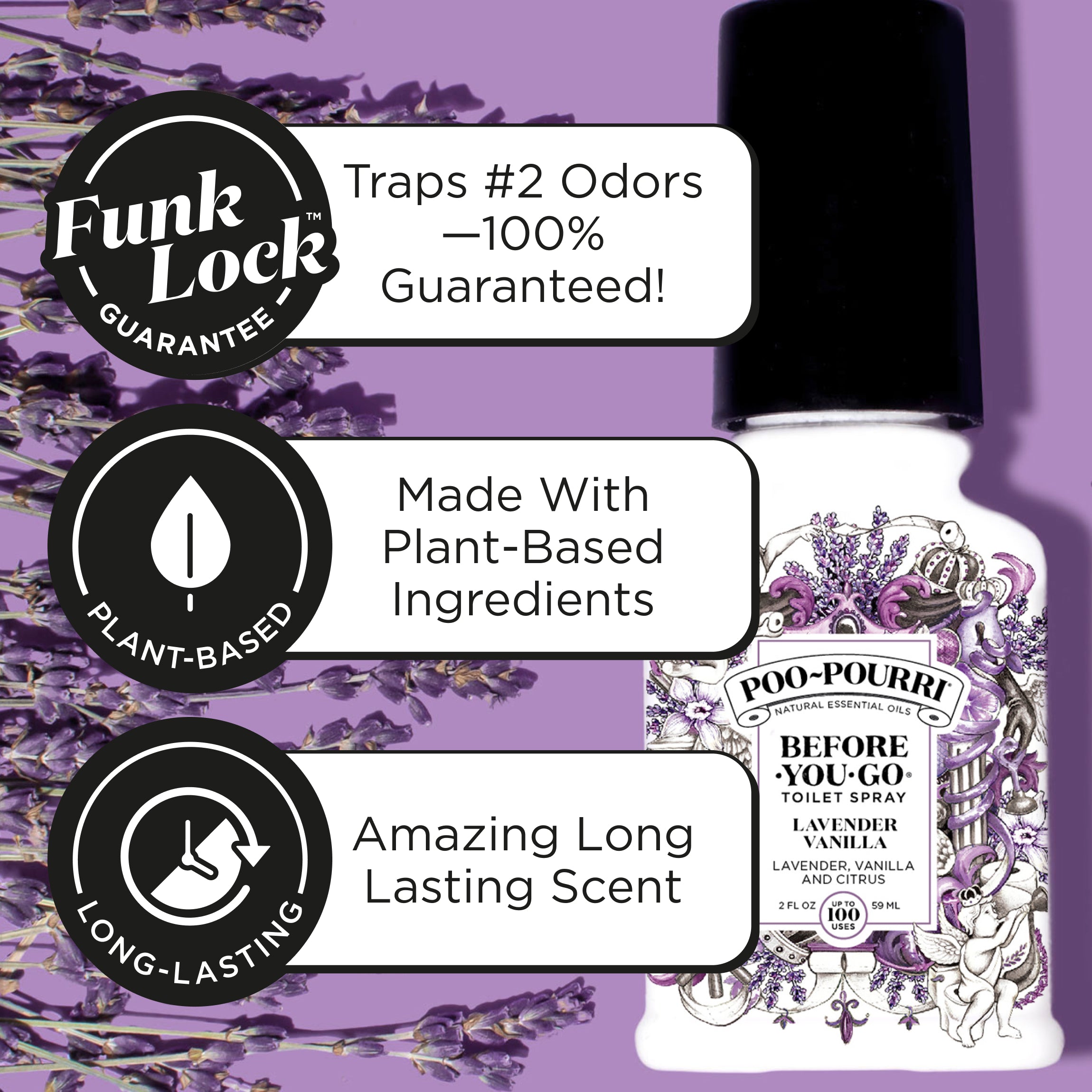 Traps #2 odors -100% Guaranteed! Made with plant-based ingredients, amazing long lasting scent.