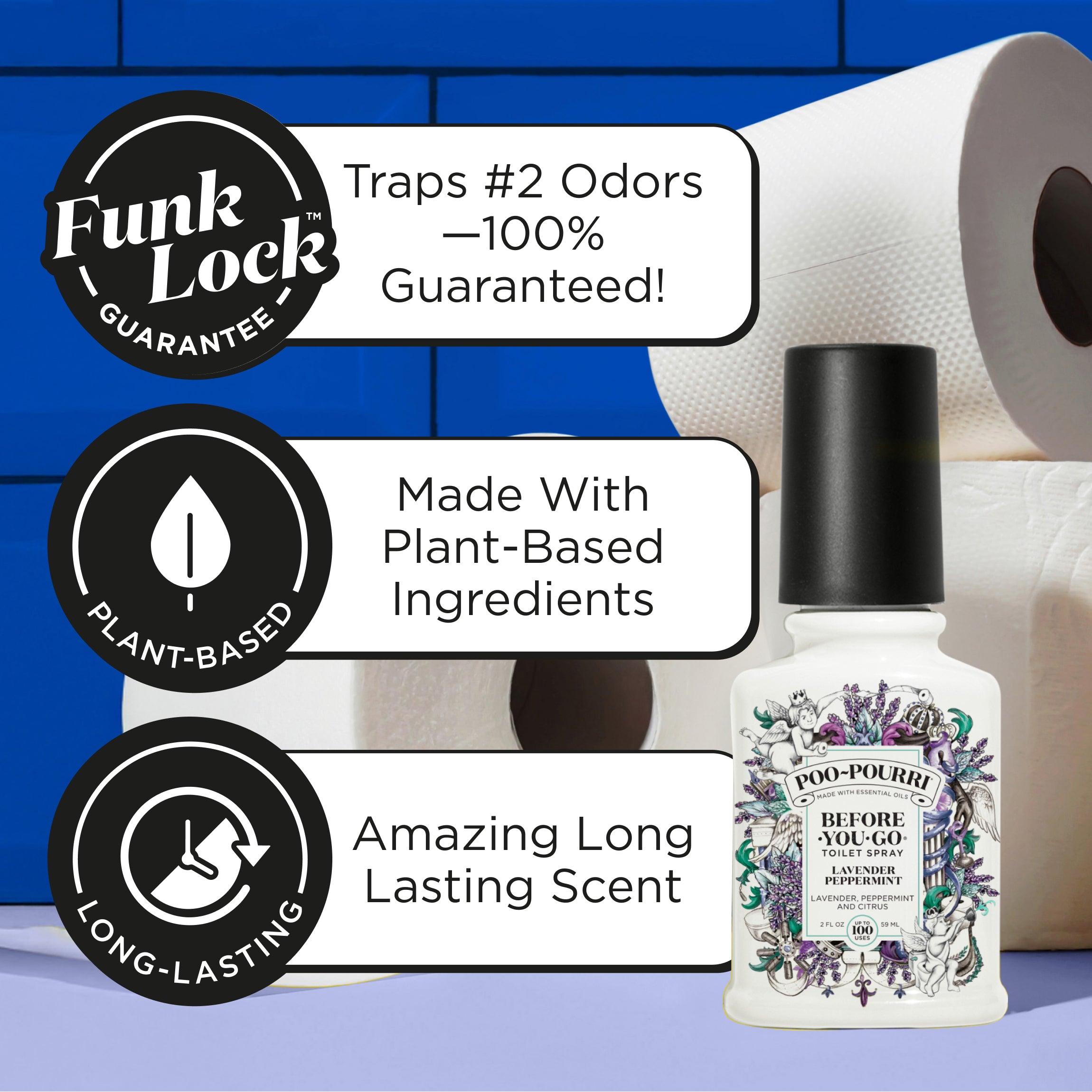 Traps #2 odors -100% Guaranteed! Made with plant-based ingredients, amazing long lasting scent.