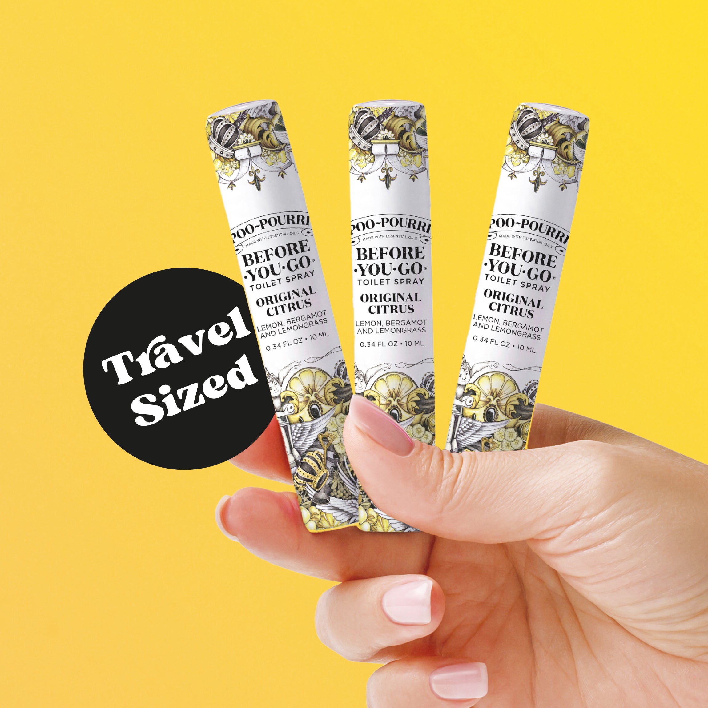 Original Citrus 10ml: Travel Sized Poo~Pourri Bathroom Spray