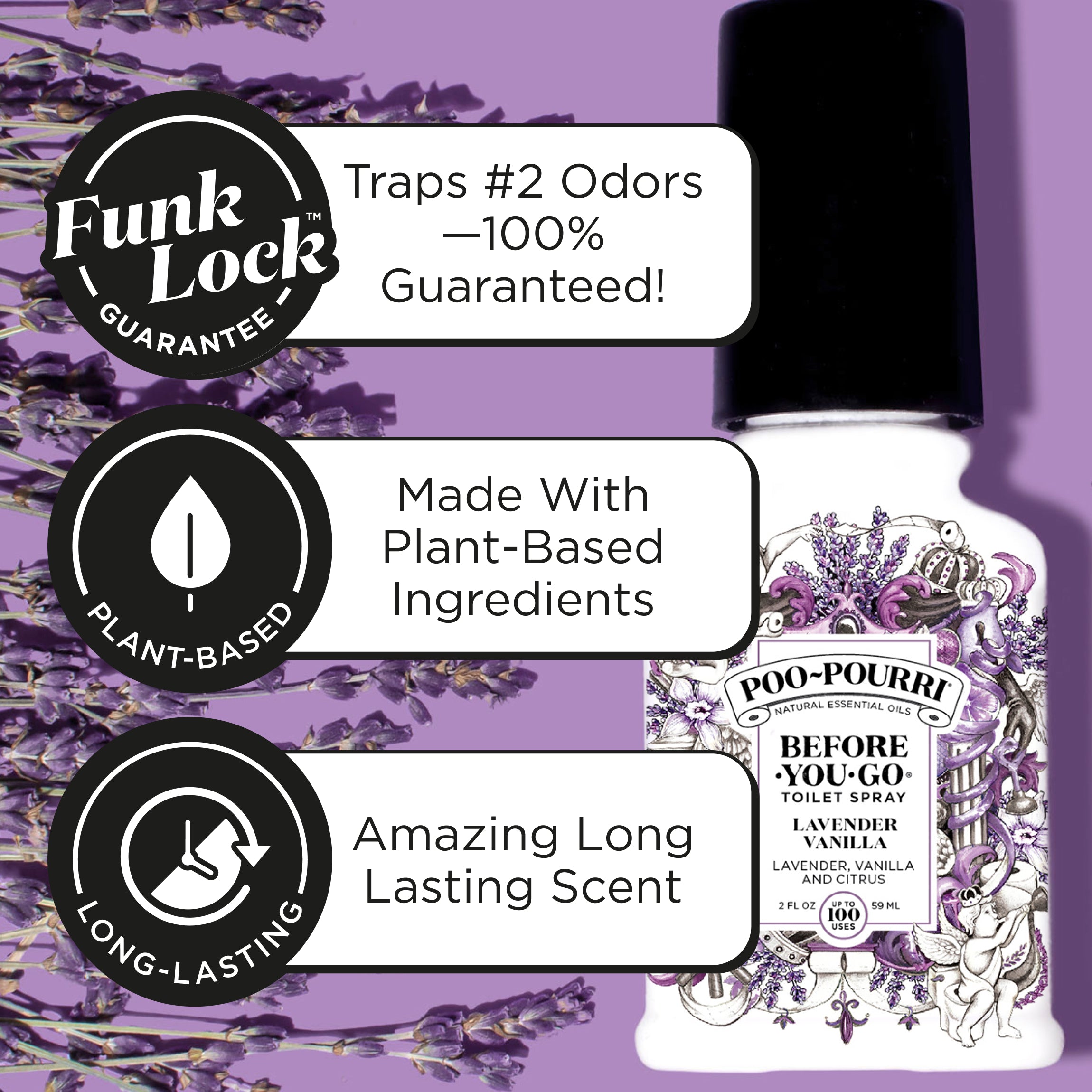 Lavender Vanilla - Poo~Pourri Toilet Spray