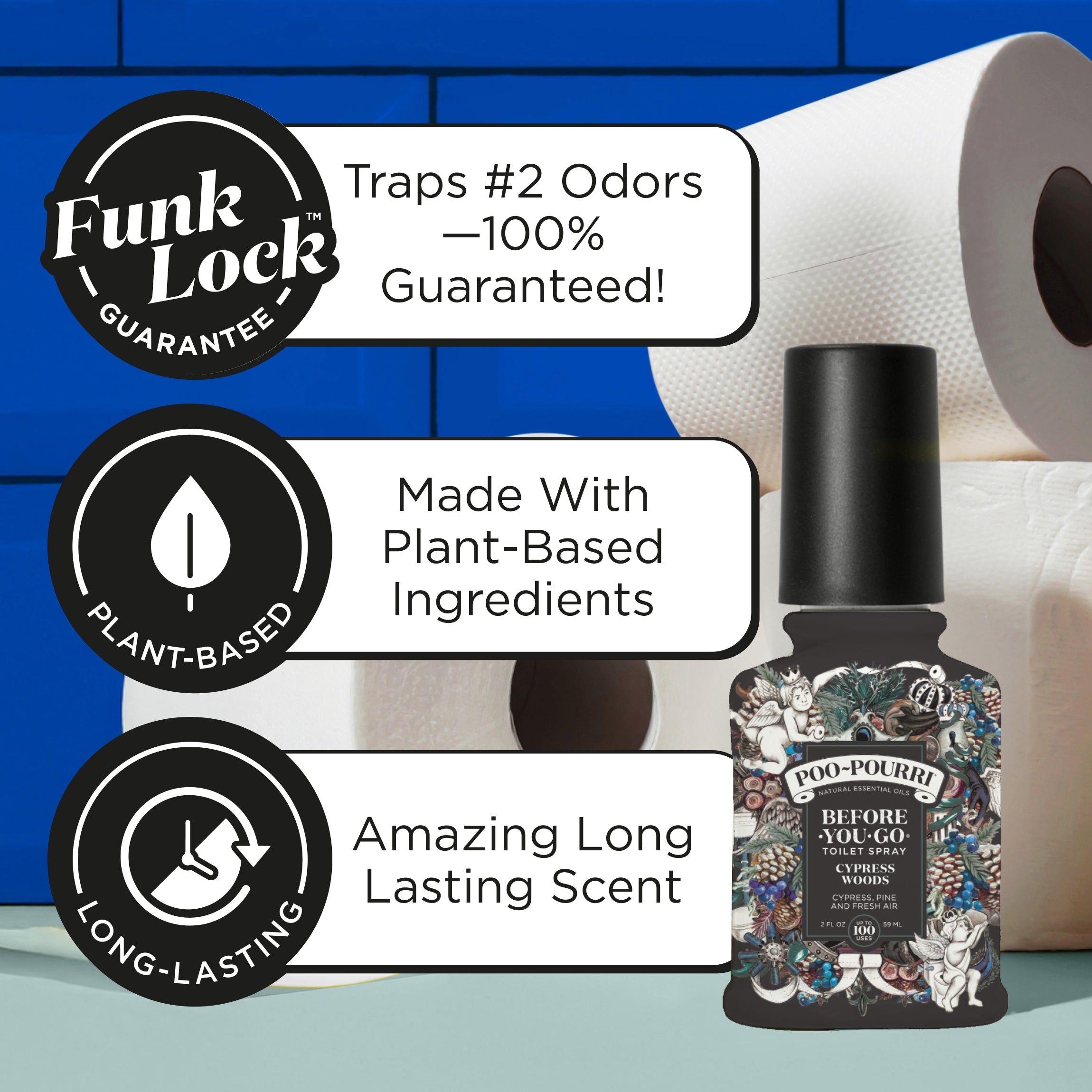 Traps #2 odors -100% Guaranteed! Made with plant-based ingredients, amazing long lasting scent.
