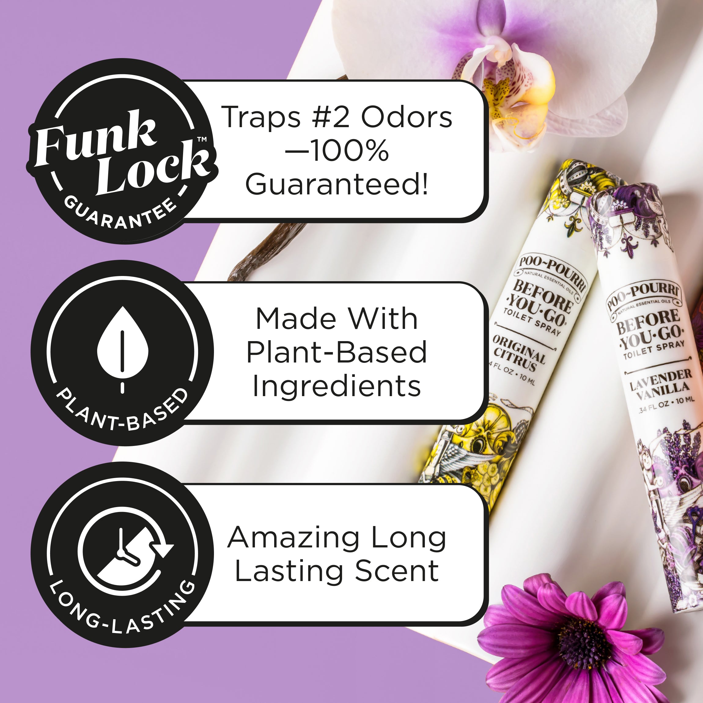Lavender Vanilla 10ml - Poo~Pourri Toilet Spray