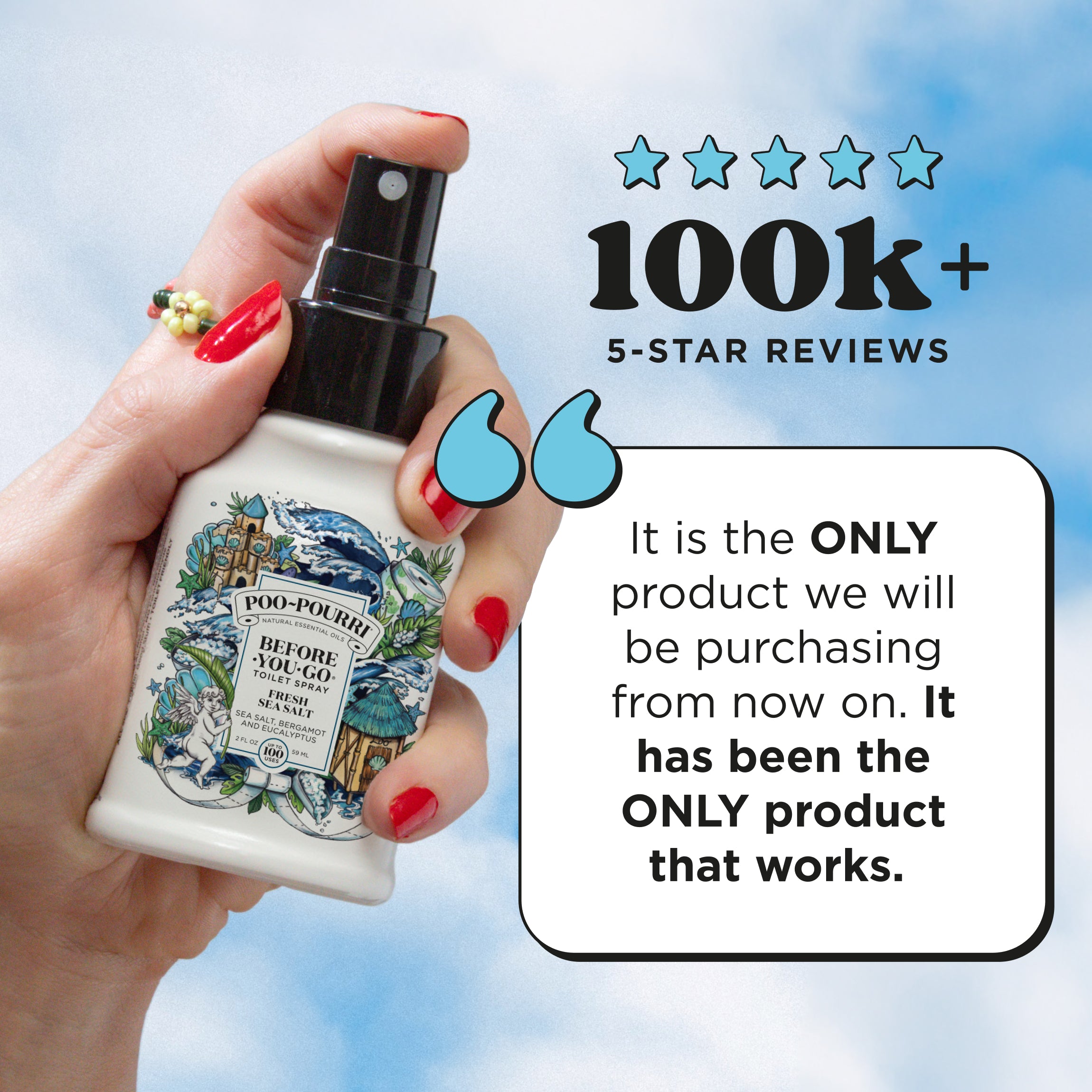 100K+ 5-star reviews: It is the ONLY product we will be purchasing from now on. It has been the ONLY product that works.