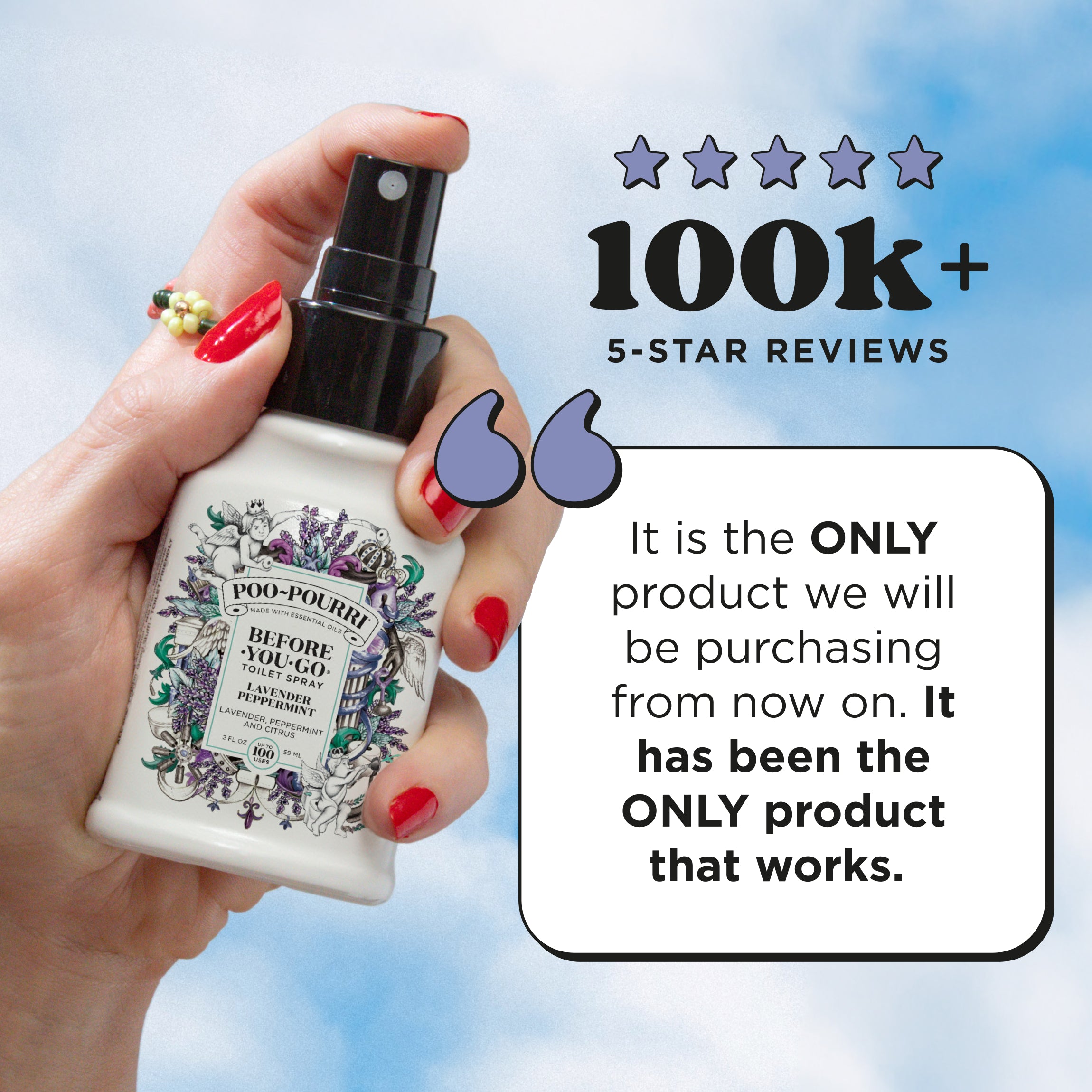 100K+ 5-star reviews: It is the ONLY product we will be purchasing from now on. It has been the ONLY product that works.