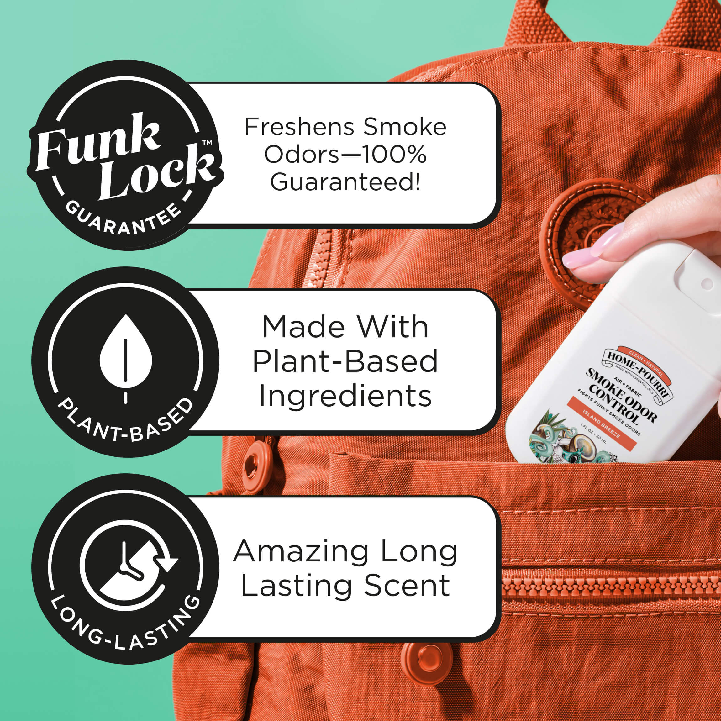 Smoke Odor Control Island Breeze Pocket Sprayer