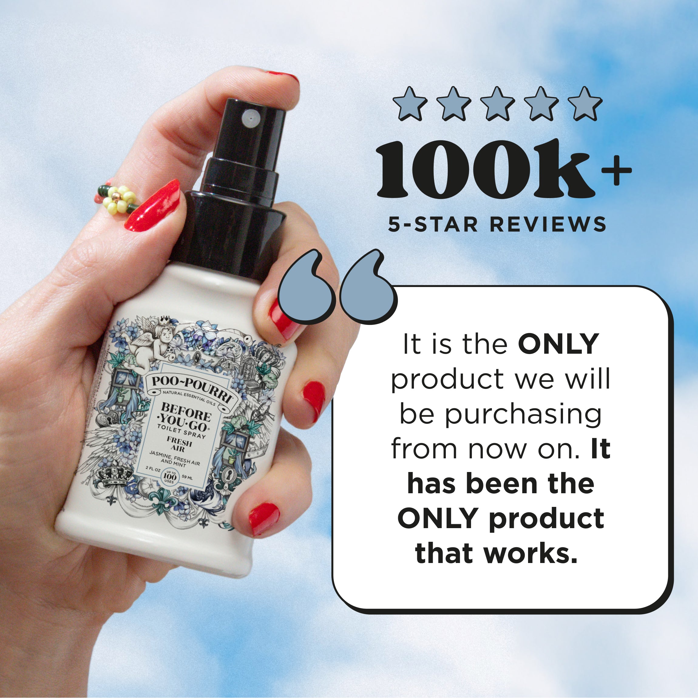 100K+ 5-star reviews: It is the ONLY product we will be purchasing from now on. It has been the ONLY product that works.