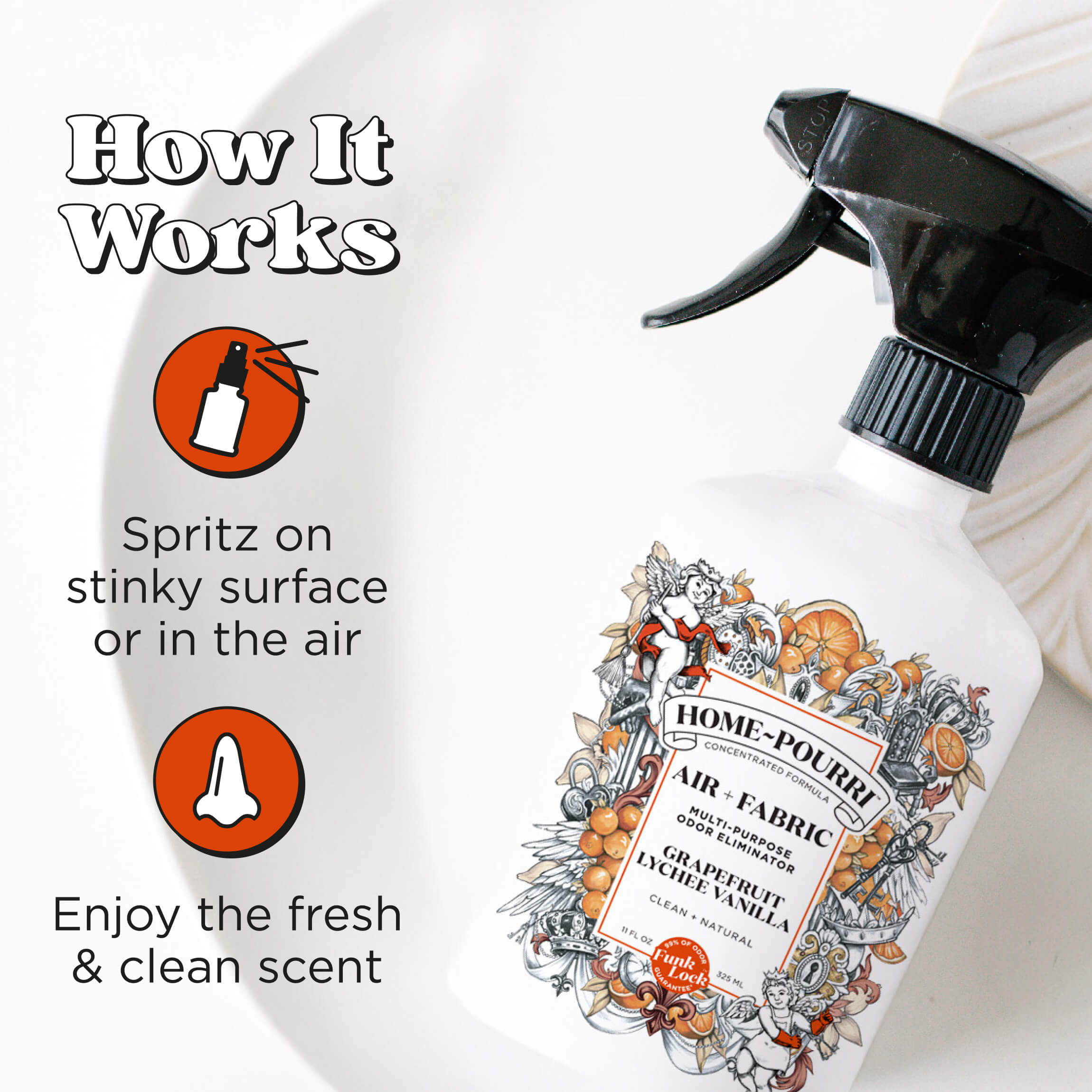 Grapefruit Lychee Vanilla - Home~Pourri Room Spray