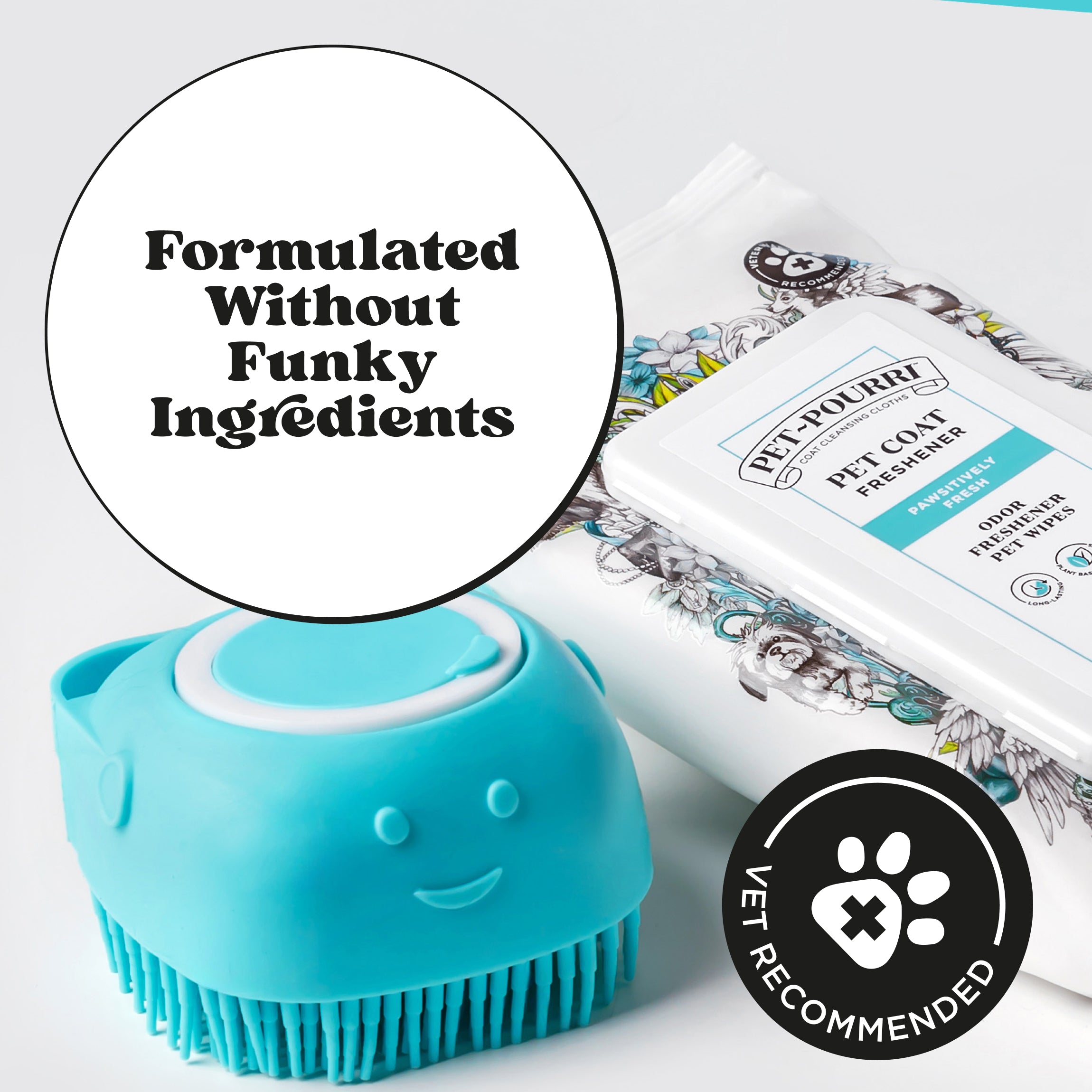 Formulated without funky ingredients, vet recommended.