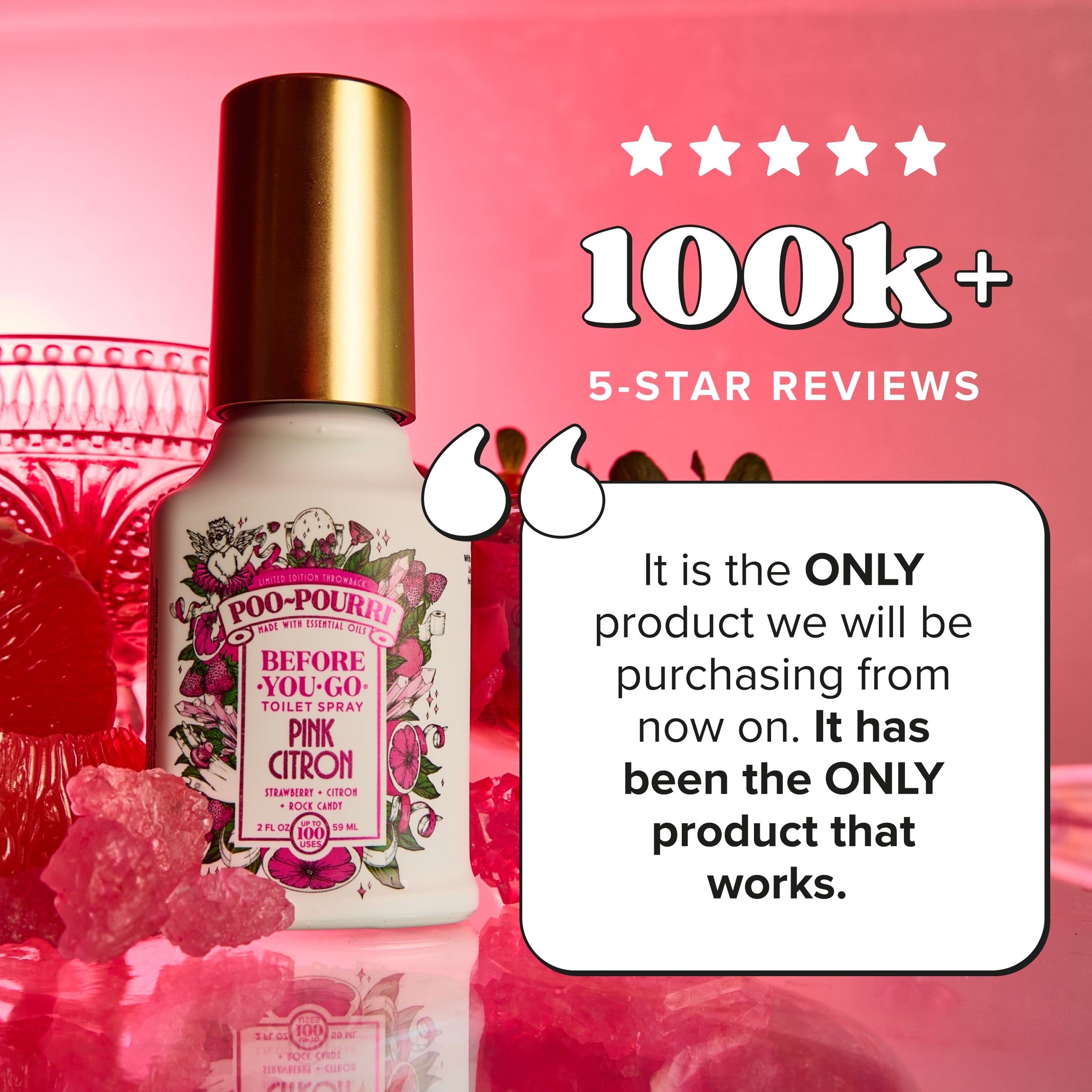 Pink Citron Poo~Pourri: Toilet Spray