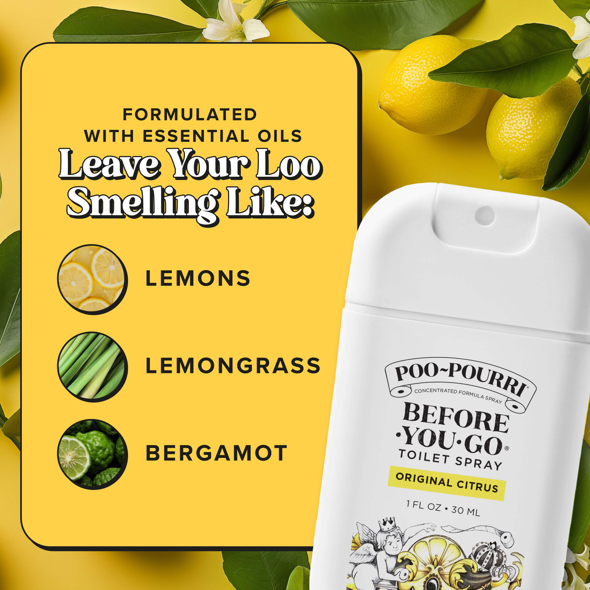 Poo~Pourri Original Citrus: Fresh Bathroom Spray