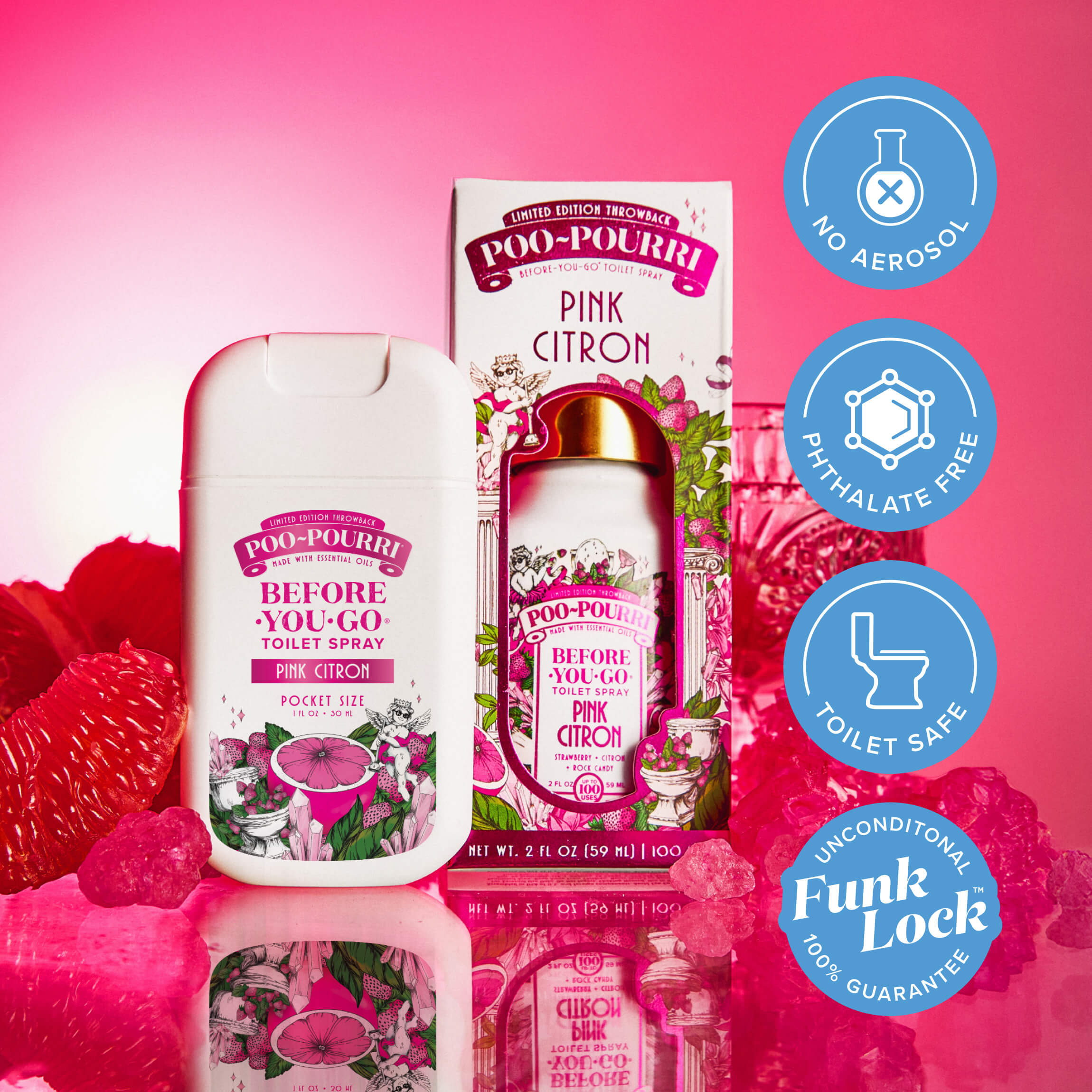 Pink Citron Poo~Pourri: Toilet Spray