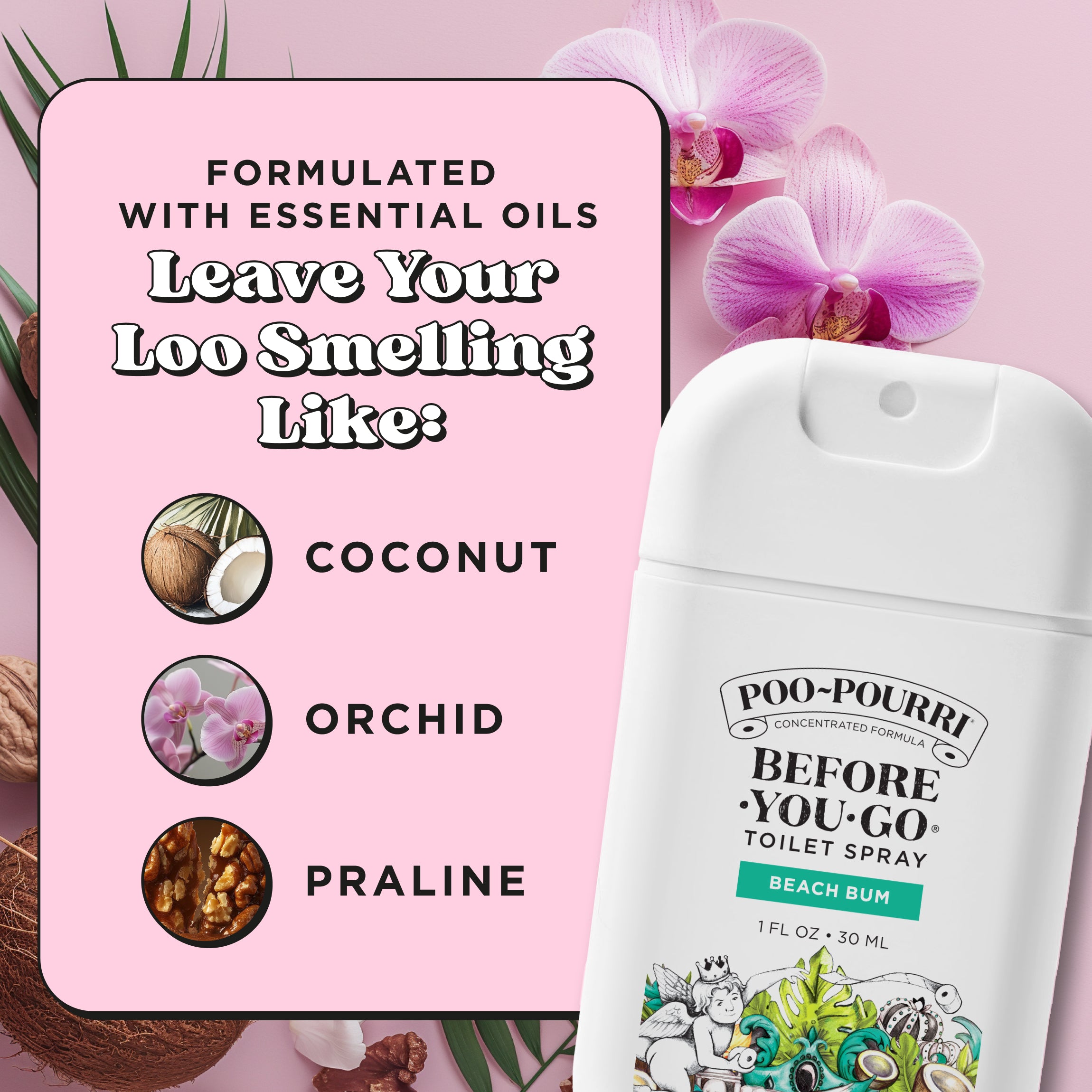 garden potty pre-poo toilet spray Beach Bum Pocket: Poo~Pourri's Travel Toilet Spray