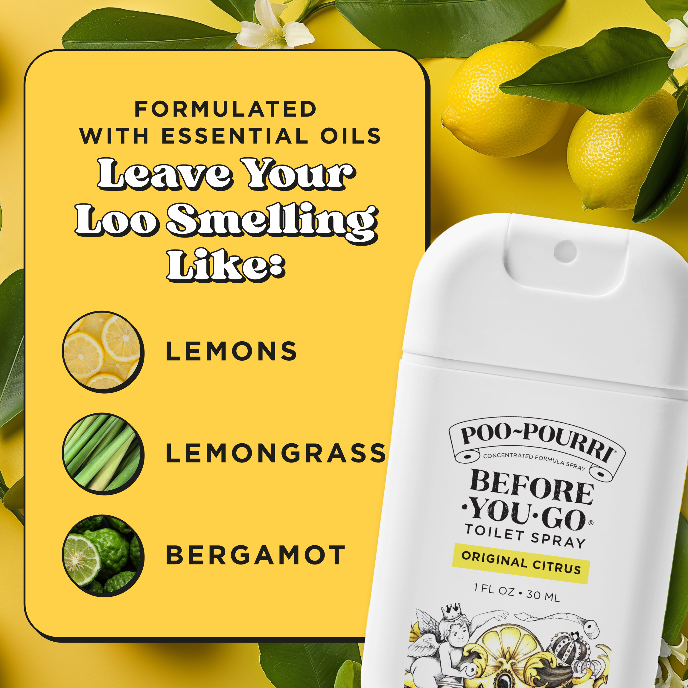 Original Citrus Pocket Sprayer by Poo~Pourri