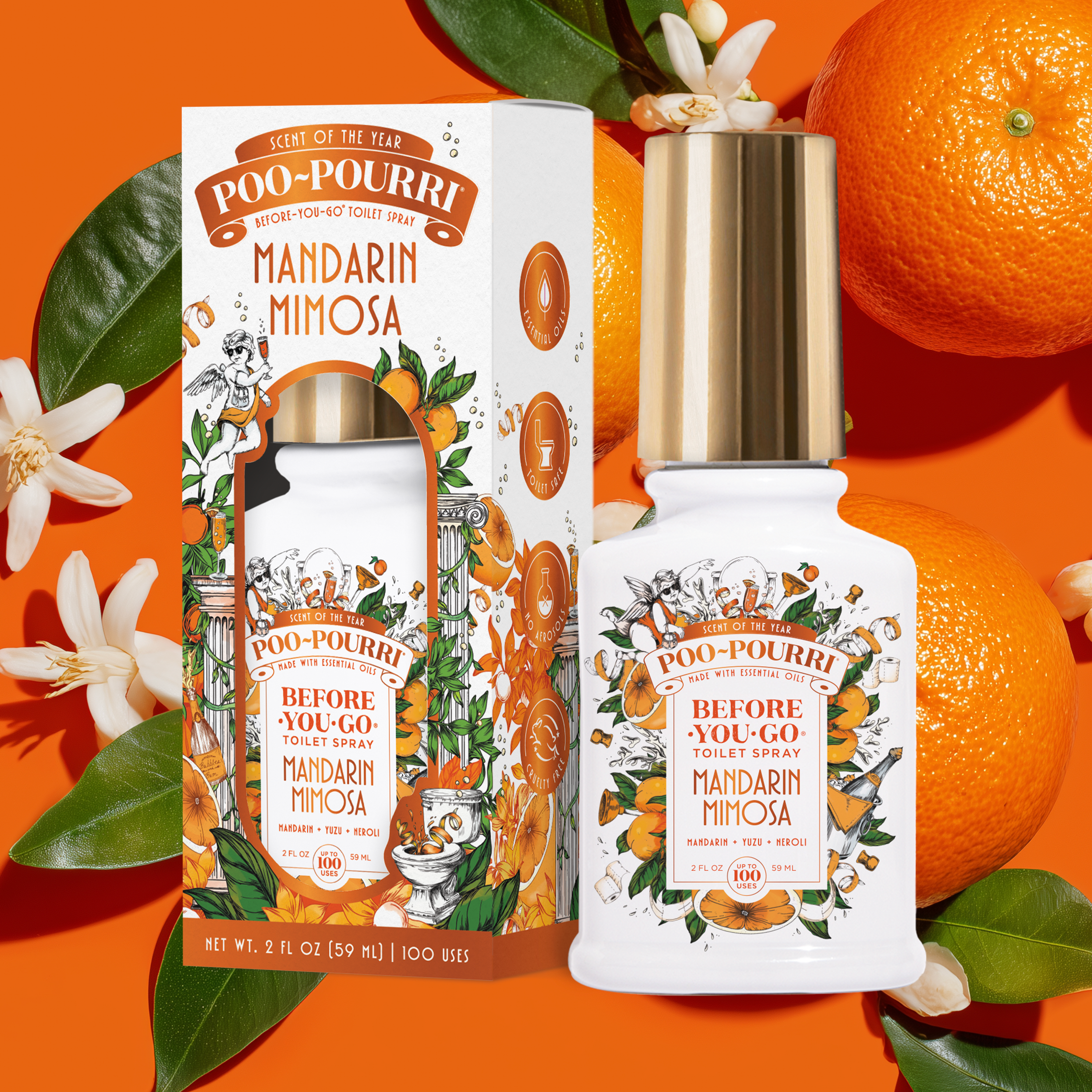 Mandarin Mimosa Poo~Pourri: Toilet Spray