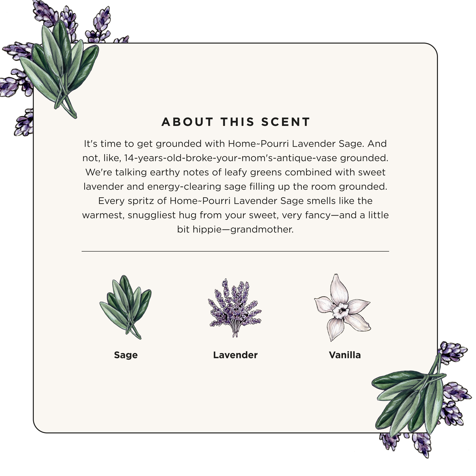 Lavender Sage - Home~Pourri Room Spray