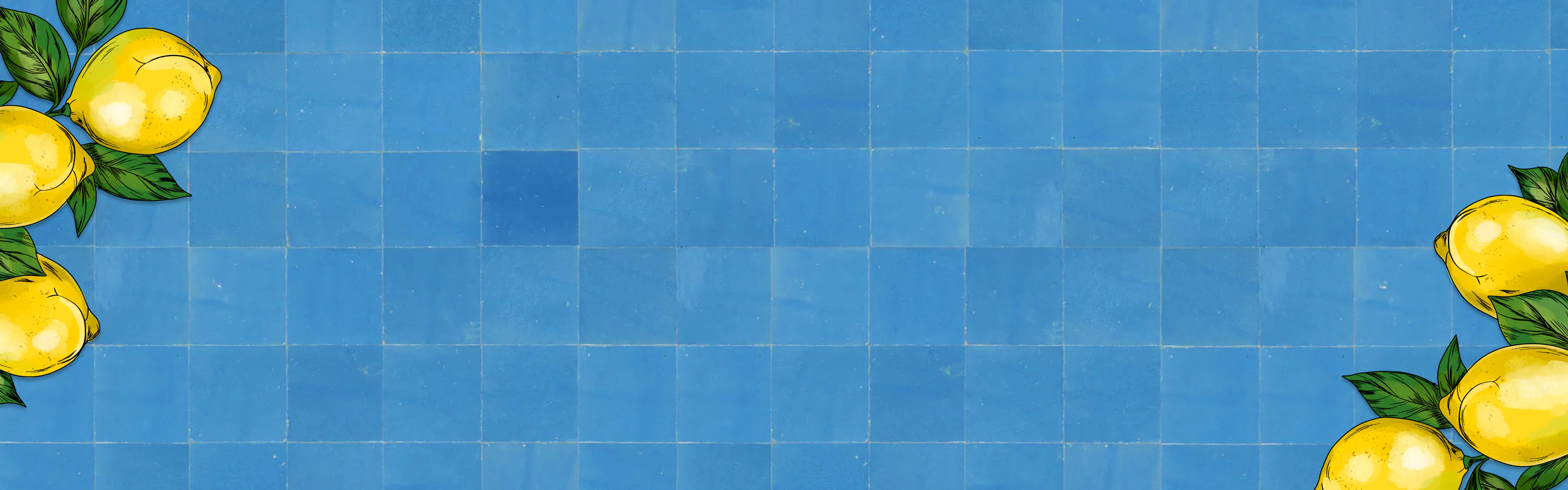 Blue tiled pattern