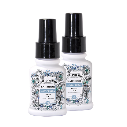 Two Car-Pourri bottles in the Fresh Air scent.