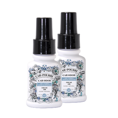 Two Car-Pourri bottles in the Fresh Air scent.