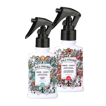 Sole~Pourri Citrus Mint and Cedarwood Eucalyptus spray bottles.