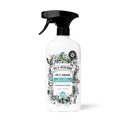 Pet~Pourri Pawsitively Fresh pet odor freshener bottle
