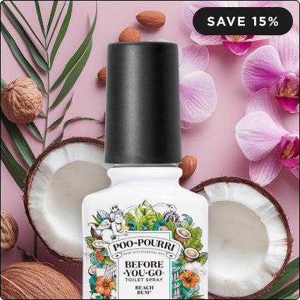 Save 15% on Poo~Pourri Beach Bum when you subscribe