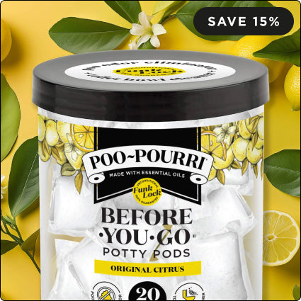 Save 15% on Potty Pods when you subscribe