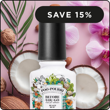 Save 15% on Poo~Pourri Beach Bum when you subscribe