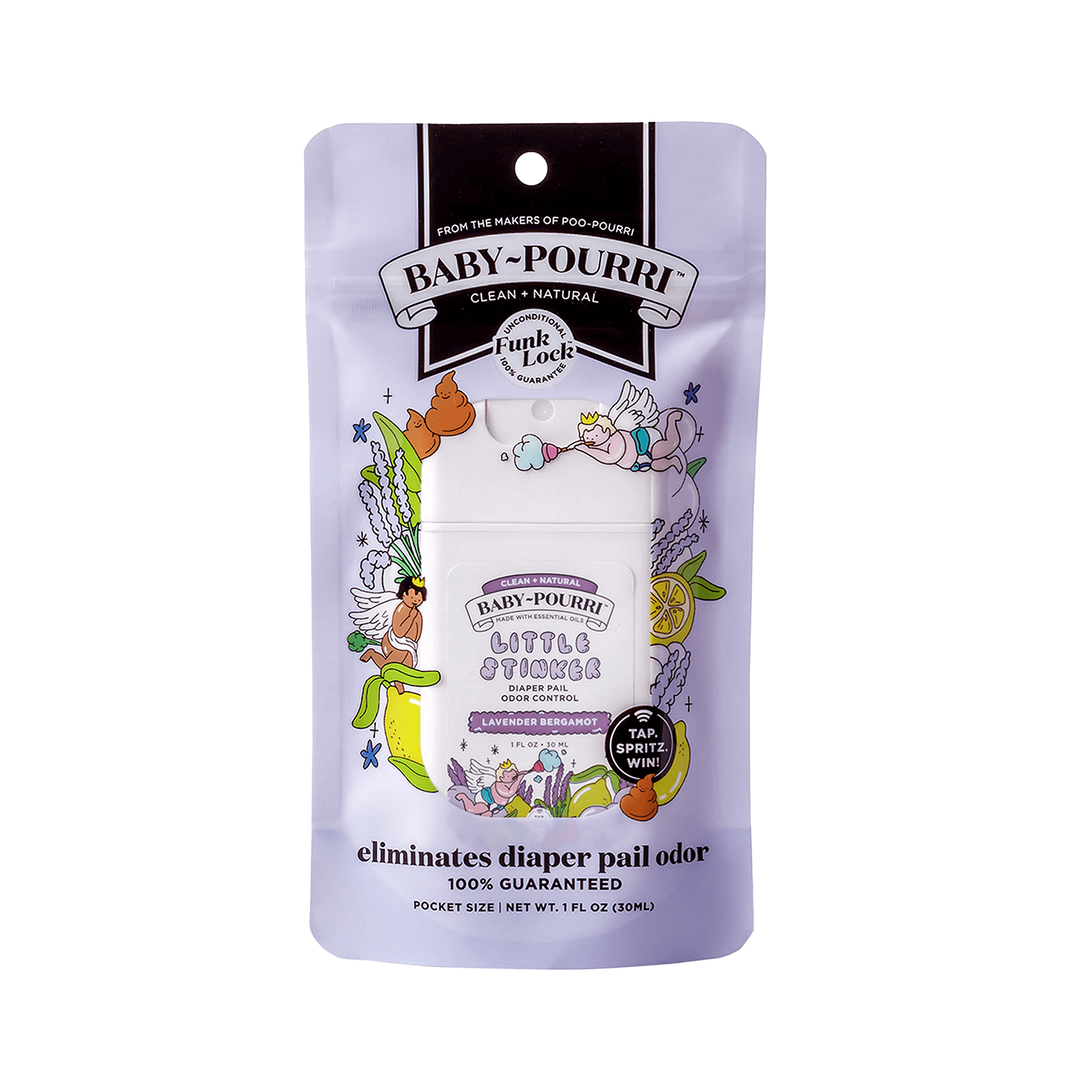 Little Stinker Diaper Pail Odor Freshener Pocket Sprayer