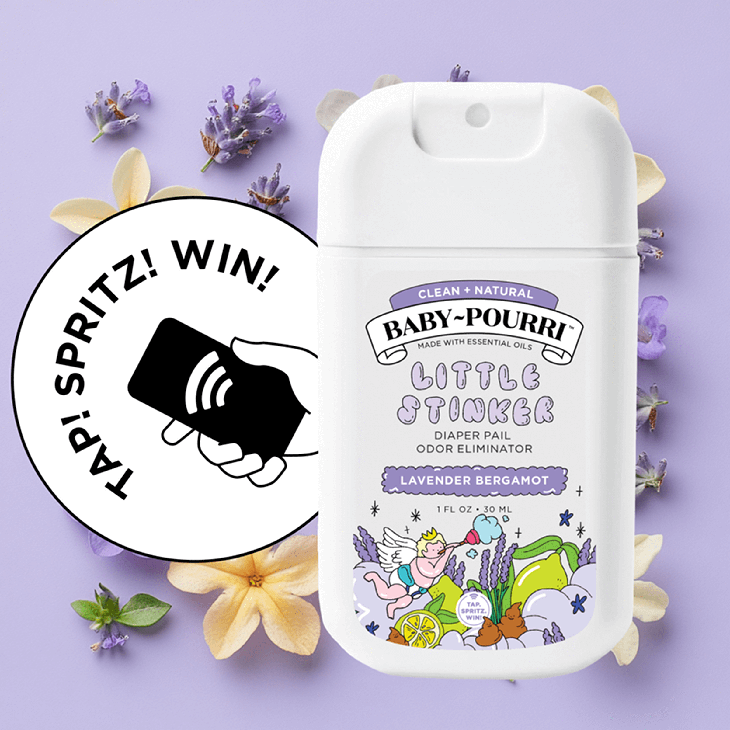 Little Stinker Diaper Pail Odor Freshener Pocket Sprayer