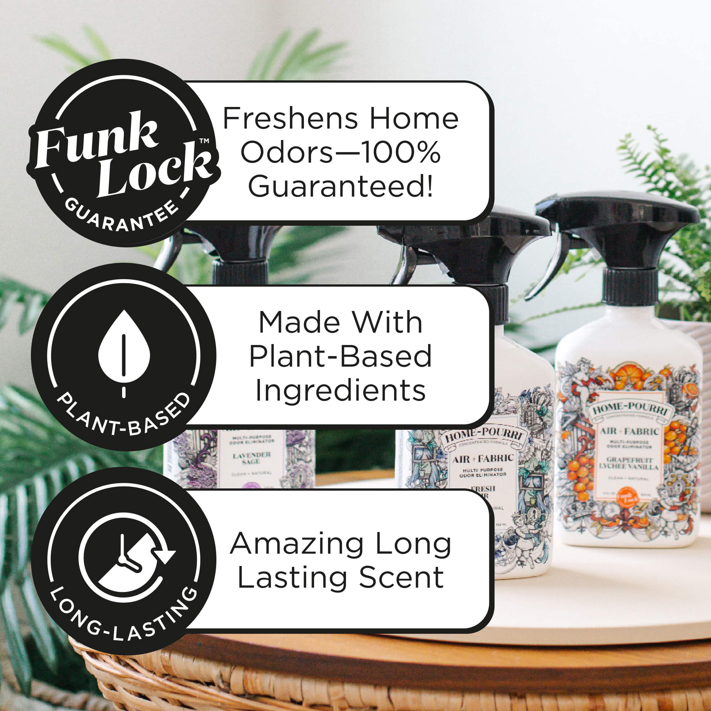 plants deodorize air Pourri Lime Zest & Matcha: Trash Can Air Deodorizer